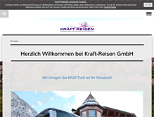 Tablet Screenshot of kraft-reisen.de